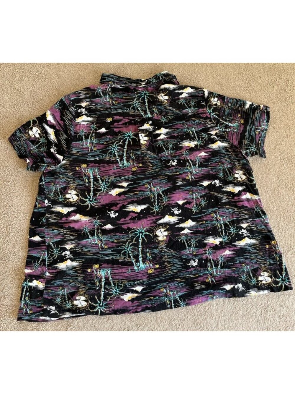 Disney Nightmare Before Christmas Torrid 3 Camp Hawaiian Shirt Jack Zero Sally - Picture 15 of 16